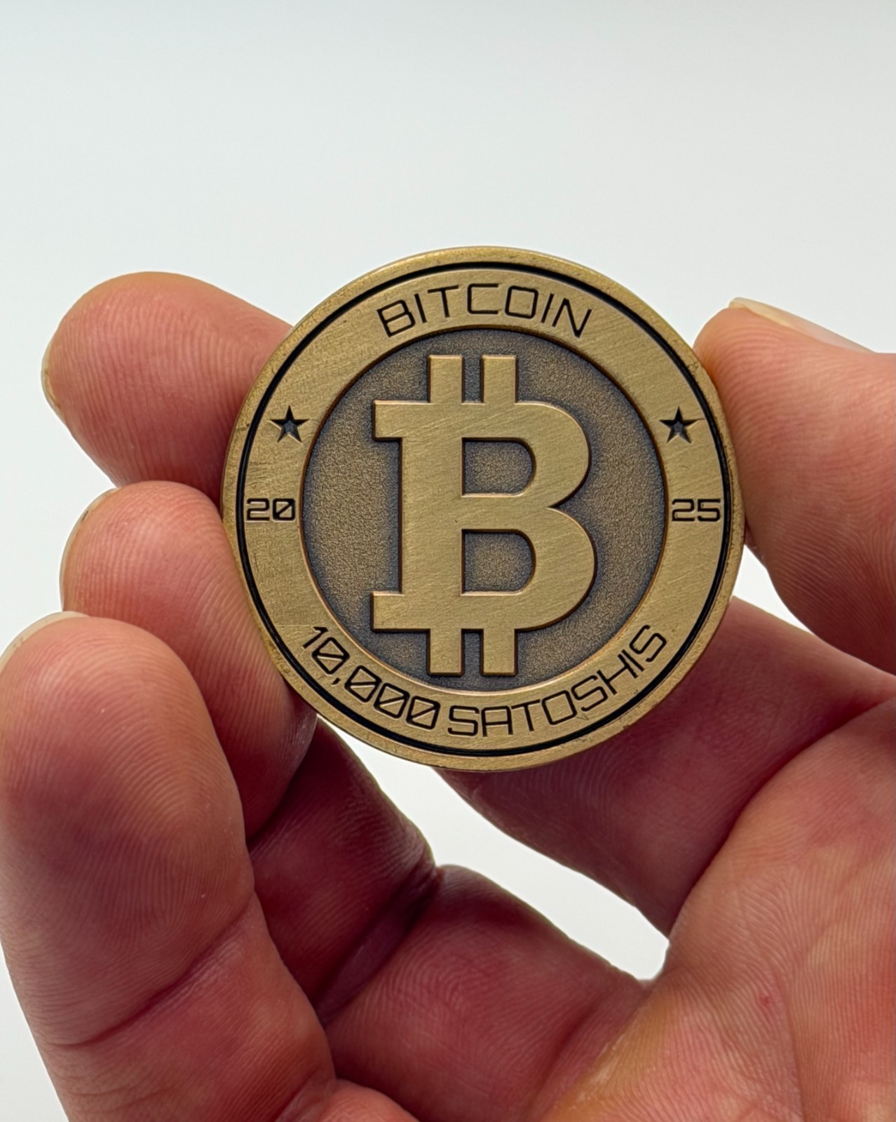 Bitcoin Physical Coin Crypto Cold Storage Wallet BTC Collectible