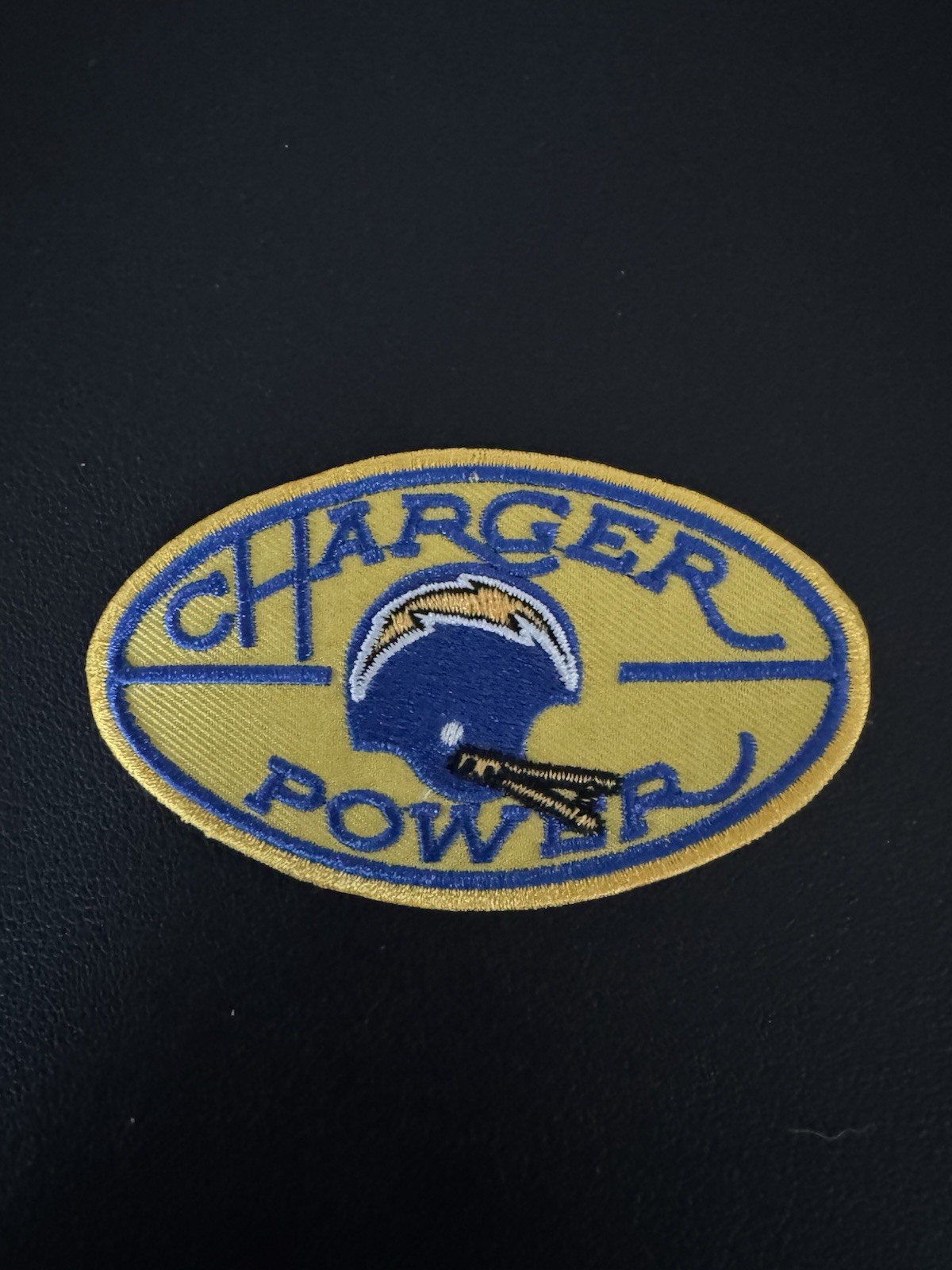 ⚡️ VINTAGE CHARGER POWER SAN DIEGO CHARGERS RETRO LOGO PATCH NEW-OLD STOCK ⚡️