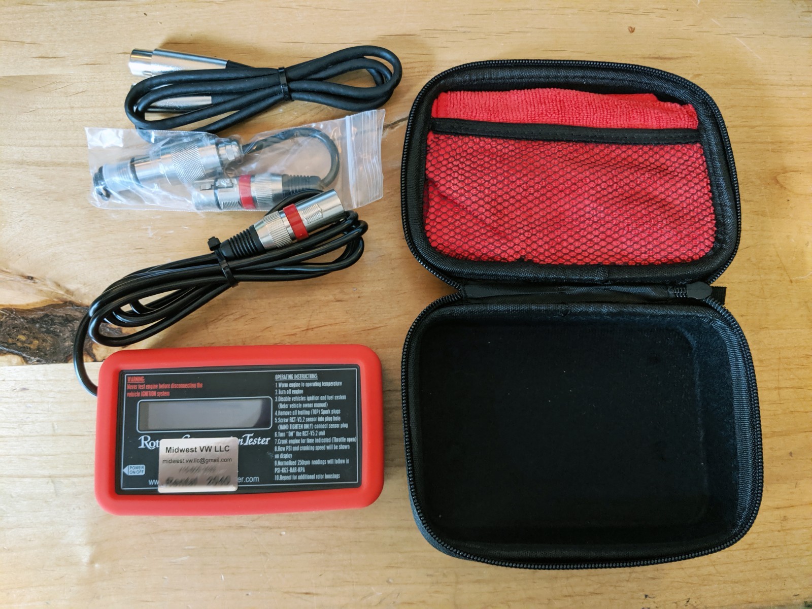 👍 7 Day Rental, Mazda Rotary Compression Tester RCTV5.2 Rx7 Rx8 10a 12a