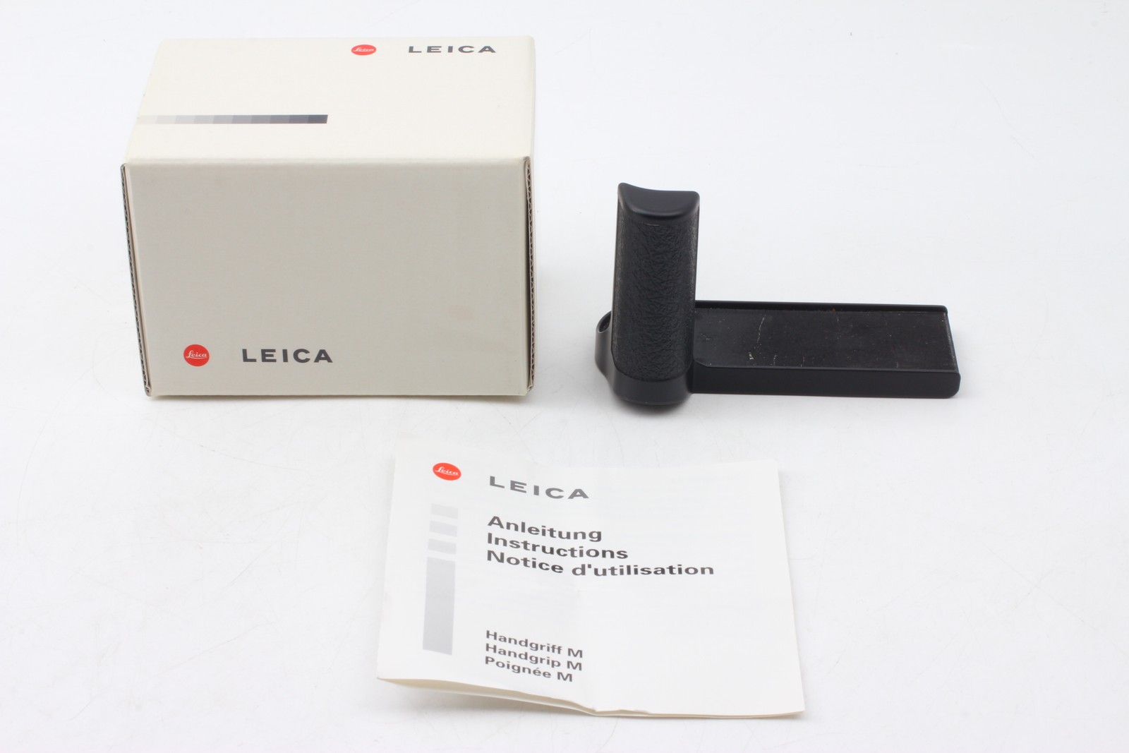 w/ Box [Near MINT ++] Leica Genuine Hand Grip 14405 for M M2 M3 M4 M6 From JAPAN