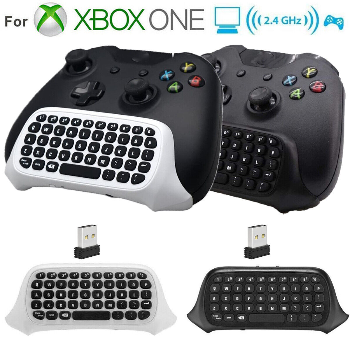 Mini Wireless Keyboard Chatpad For Xbox Series X/S One S/X Accessory Controller