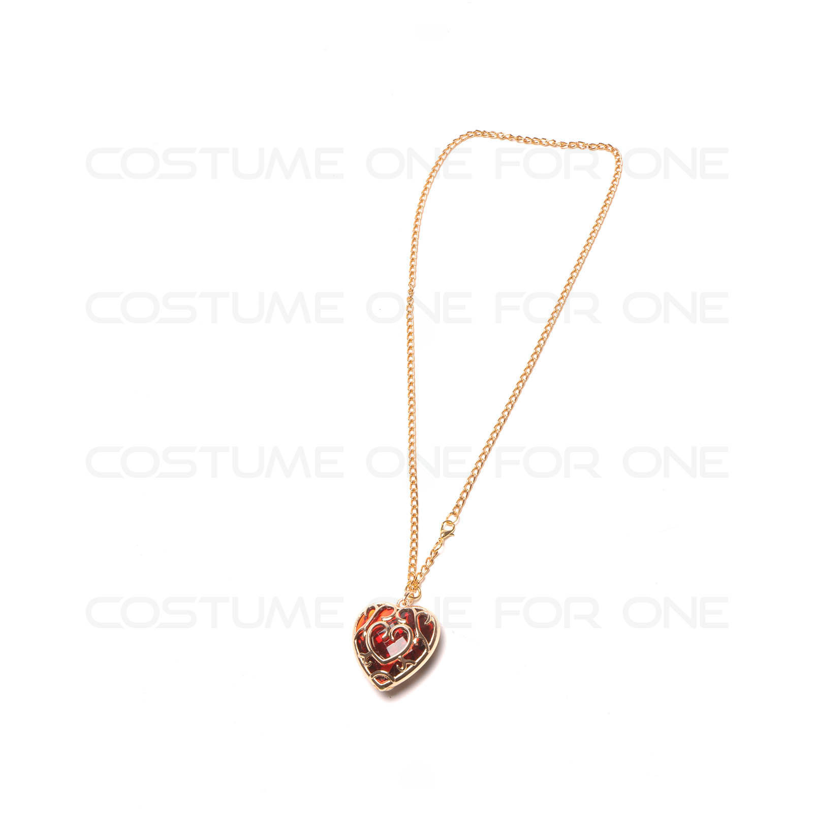 High Quality The Legend of Zelda Heart Golden Pendant Necklace Cosplay accessory
