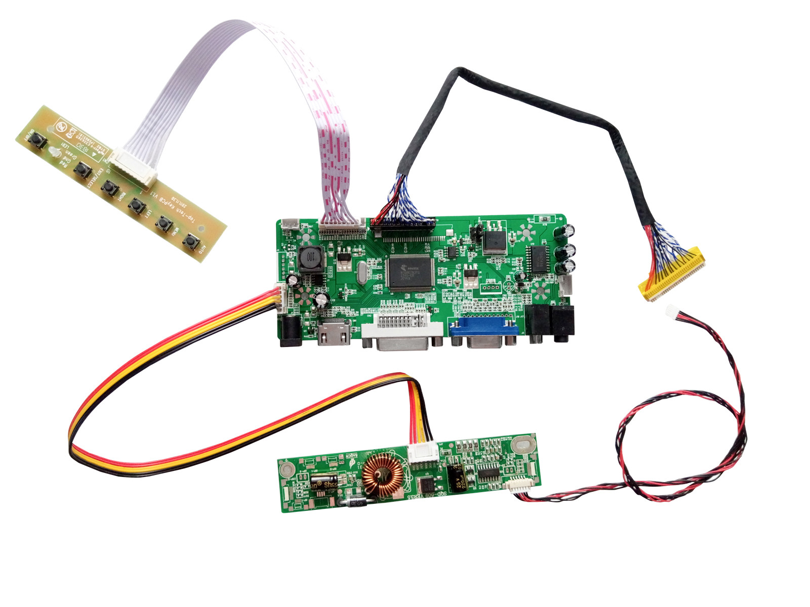 HDMI DVI VGA LVDS Controller Board For 27" M270HVN02.1 1920x1080 LCD Screen