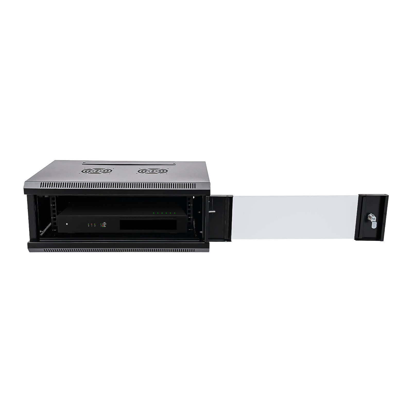 4U Server Cabinet Case Wall Mount Network Server Data Cabinet Enclosure Rack