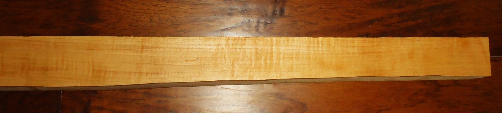Rifle Stock Blank, Muzzleloader, 58 7/8 " x 2 3/16", Curly Maple, Iridescent