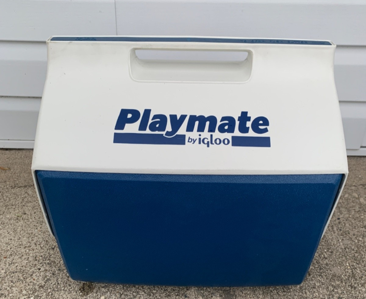Playmate By Igloo Blue and White Cooler