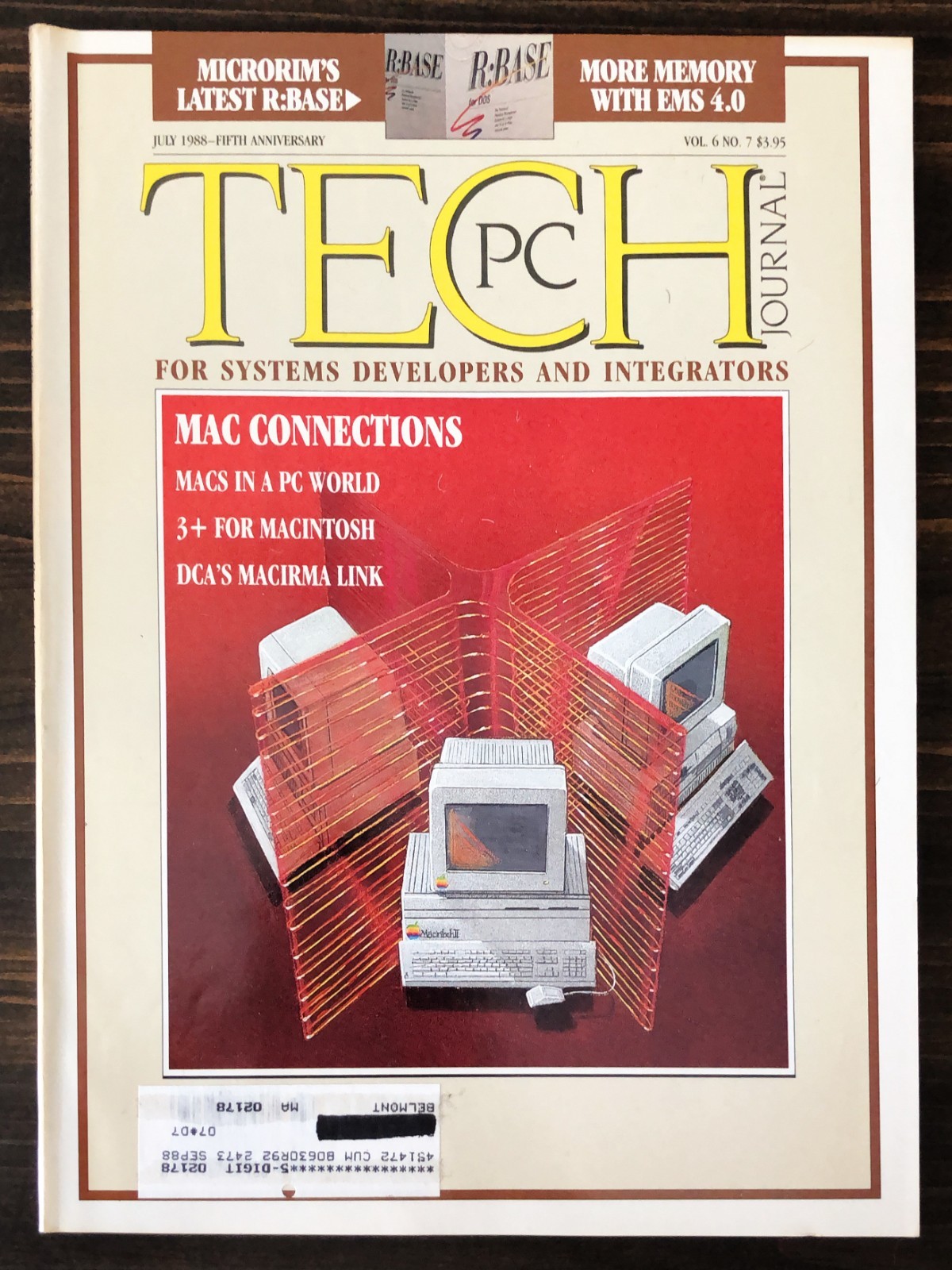 PC Tech Journal Magazine, July 1988, Vol. 6 No. 7  IBM Personal Computer