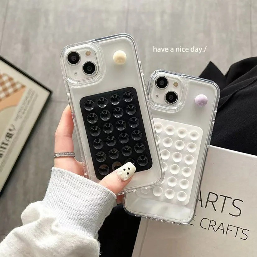 Silicone Suction Cup Phone Holder Wall Mount Anti-Slip Phone Stand Pad