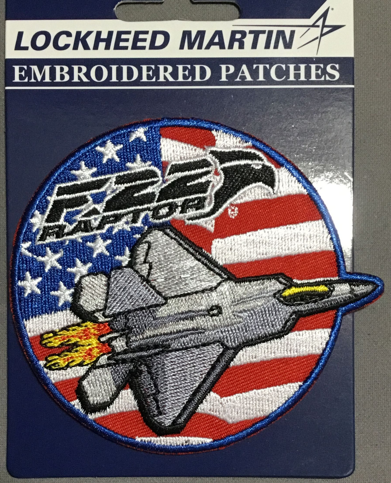 USAF Lockheed Martin F-22 Raptor Air Force fighter licensed patch