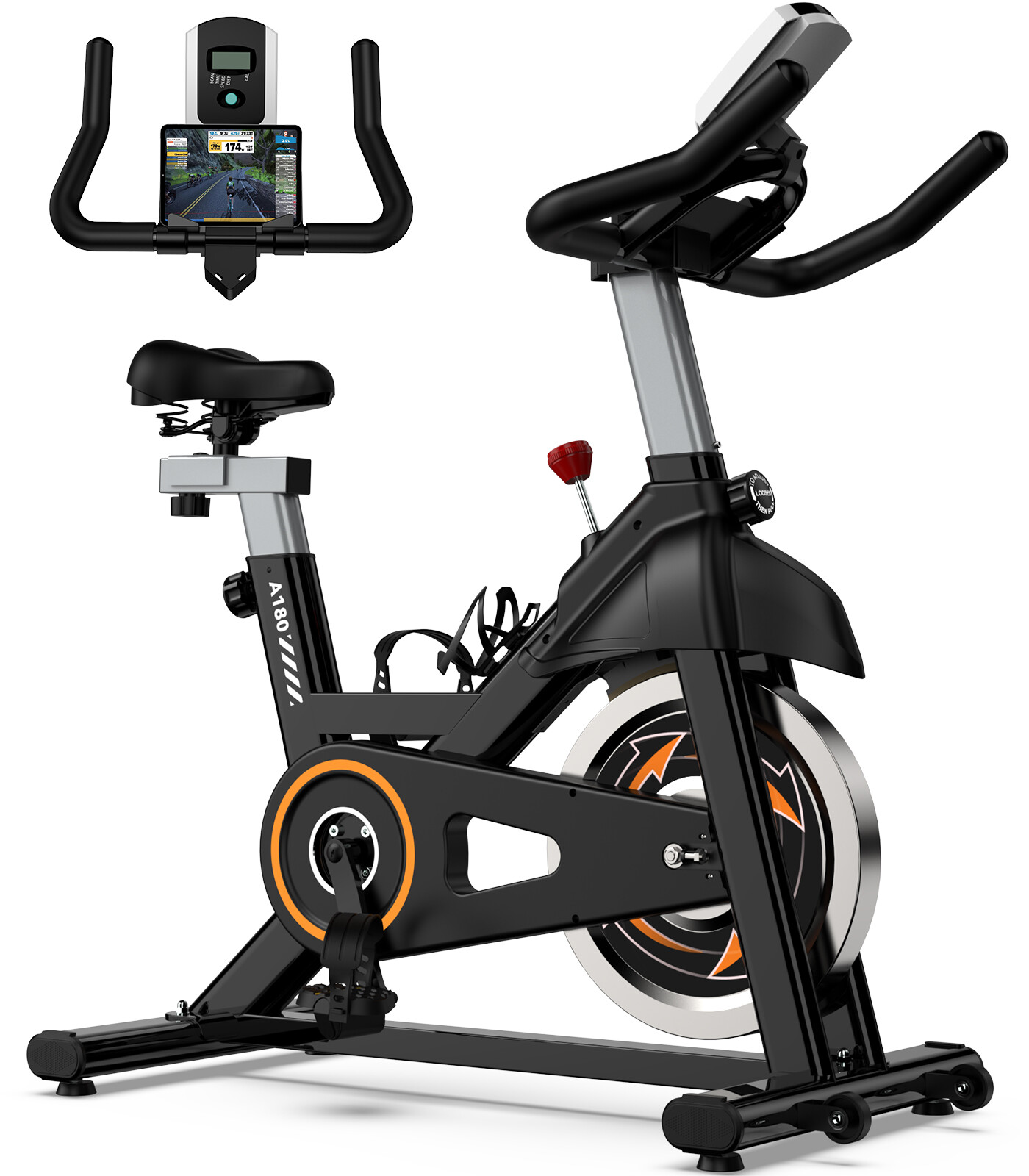 Home Exercise Bike Fitness Gym Indoor Cycling Stationary Bicycle Cardio Workout