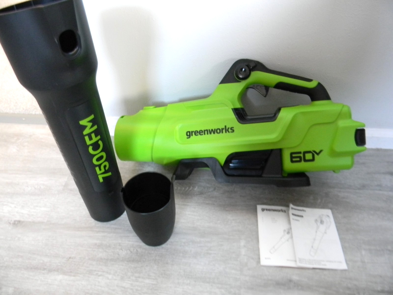 NEW Greenworks 750 CFM 180 MPH 60V 60Volt Leaf Blower  - TOOL ONLY