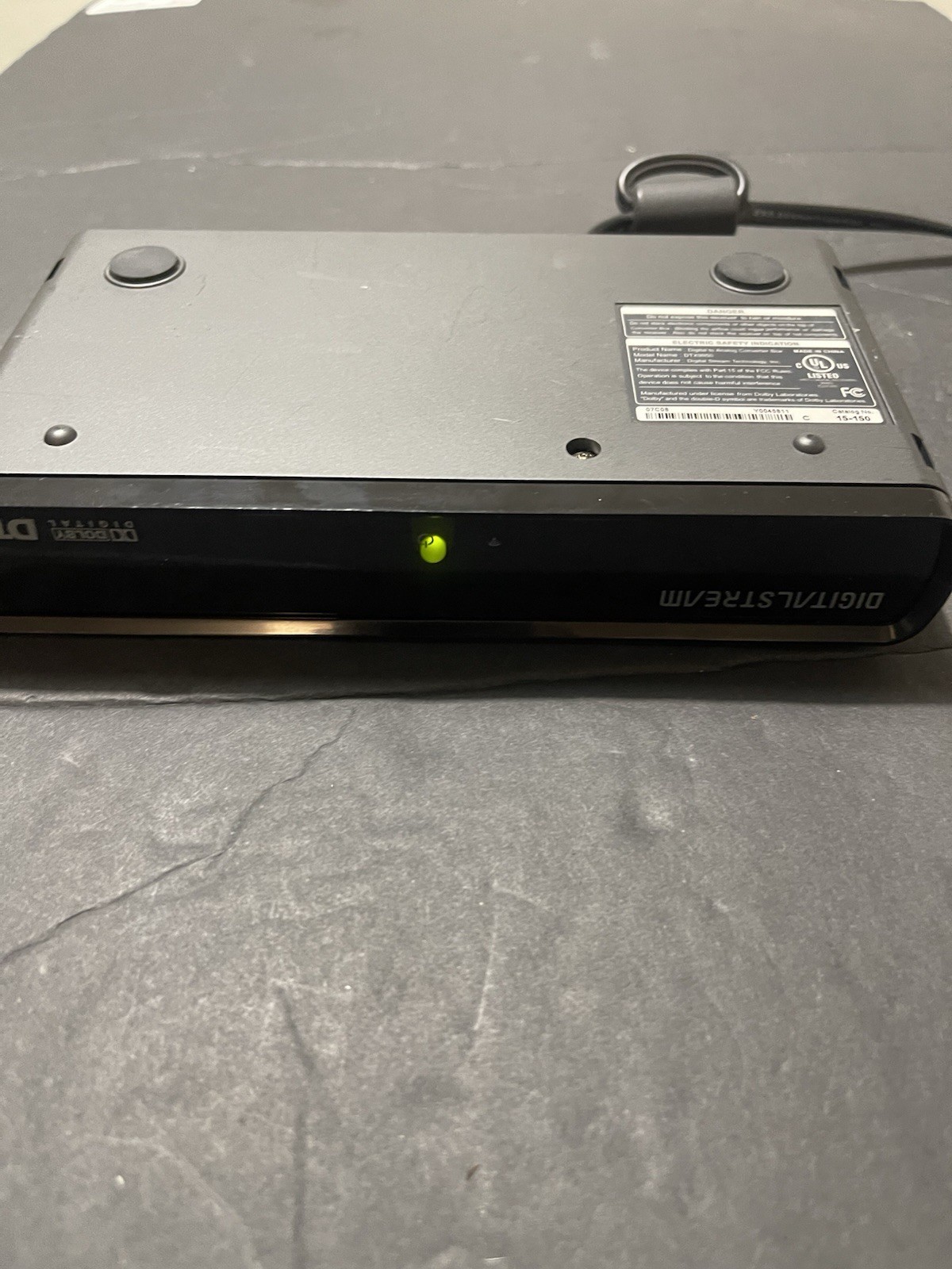 Digital Stream DTX9950 Analog Pass Through DTV Converter Box No Remote