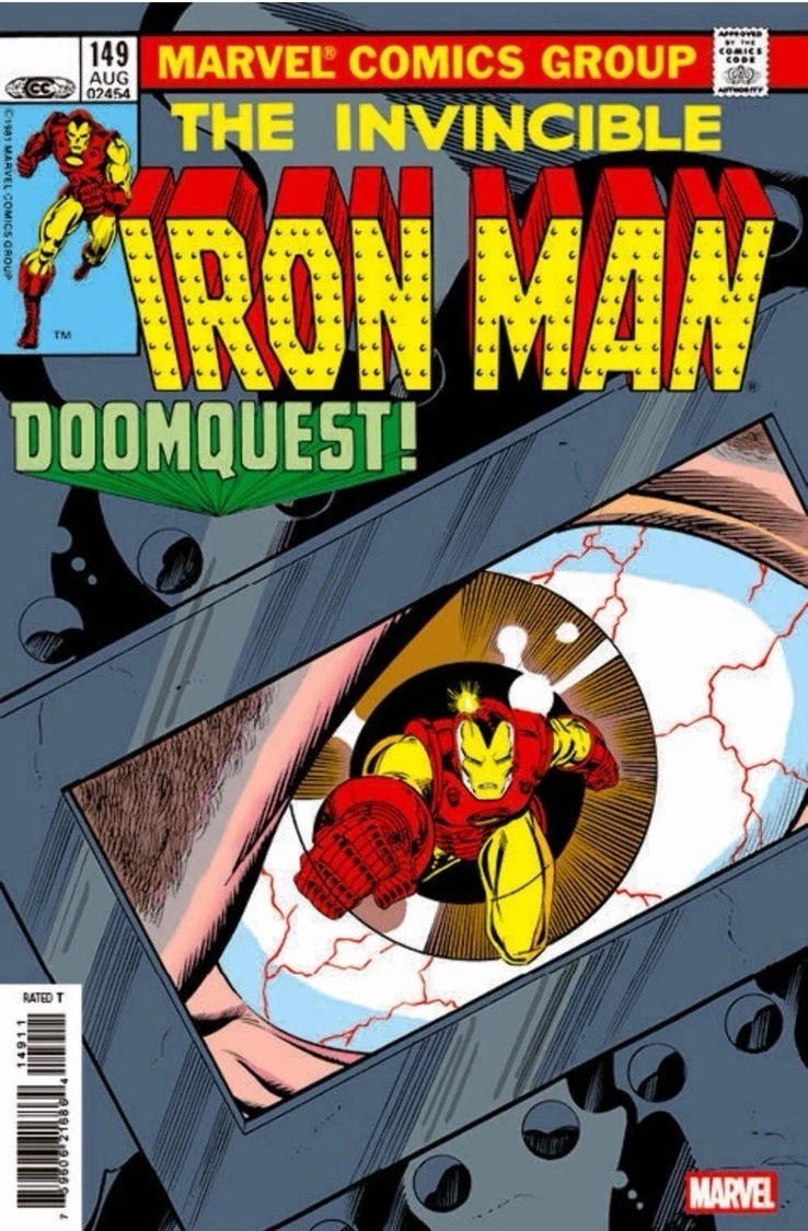 Invincible Iron-Man #149 Doomquest Facsimile 2026 Regular 616 Day Blond Bag NM