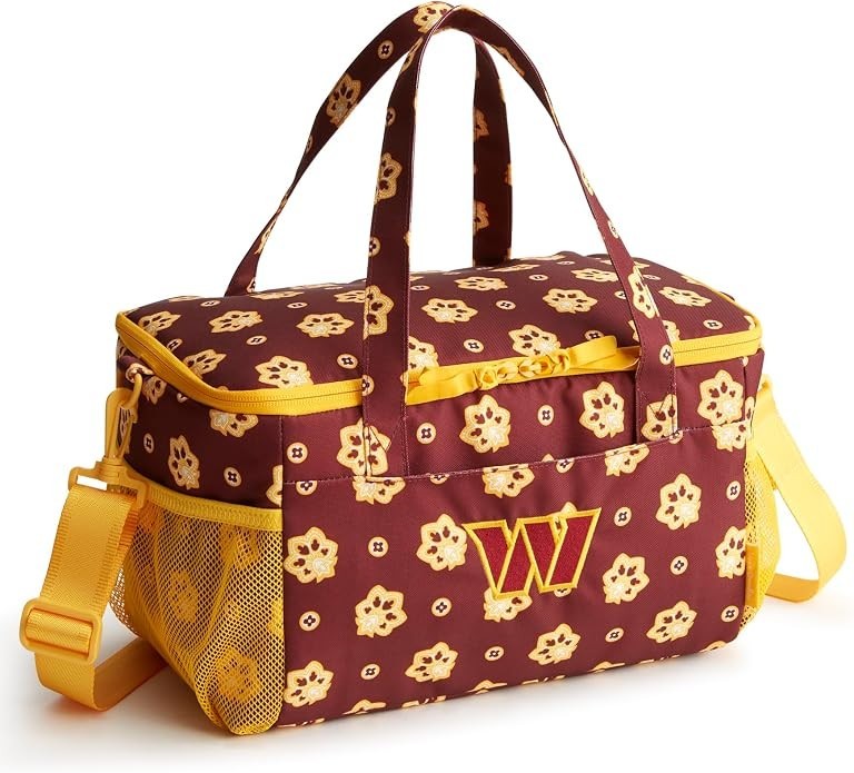 Vera Bradley Cooler NFL Washington Commanders Burgundy Gold NEW IN PACKAGE