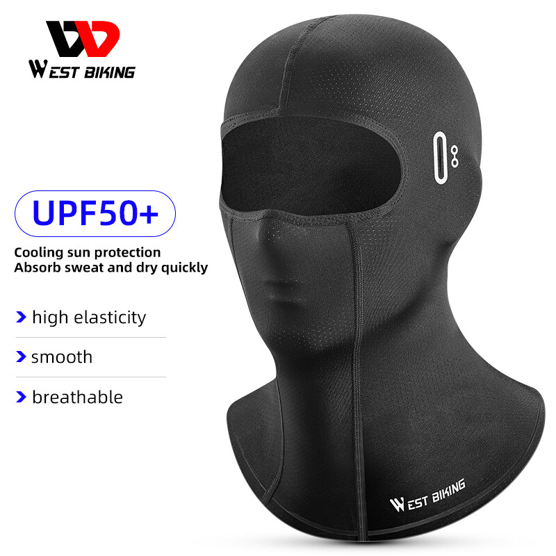 Breathable Cycling Cap Motorcycle Helmet Liner Hat Headgear Face Mask Neck Tube