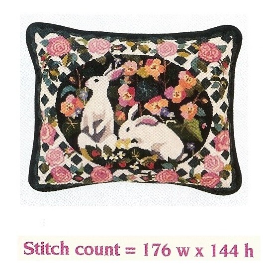 LATTICE GARDEN   CROSS STITCH PATTERN ONLY    PY - AUV