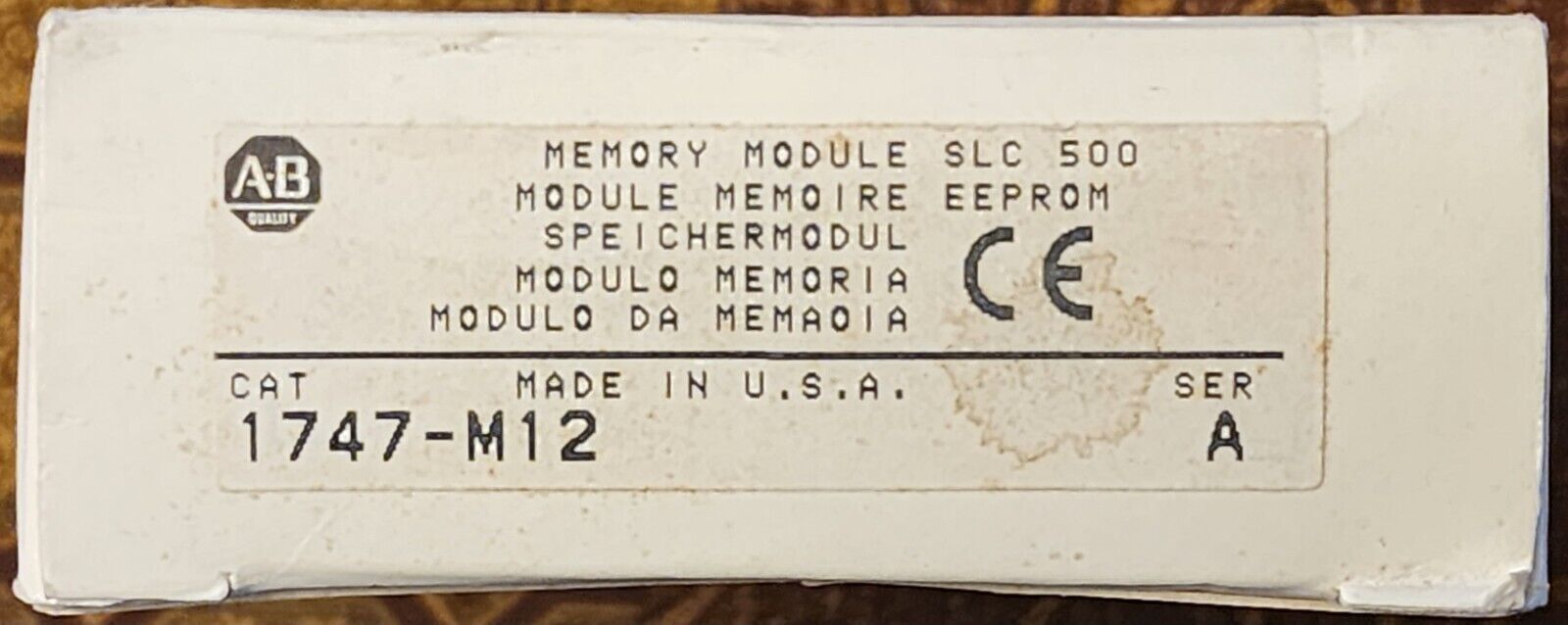 ONE NEW Allen-Bradley 1747-M12/A SLC 500 Flash Memory Module Free Shipping
