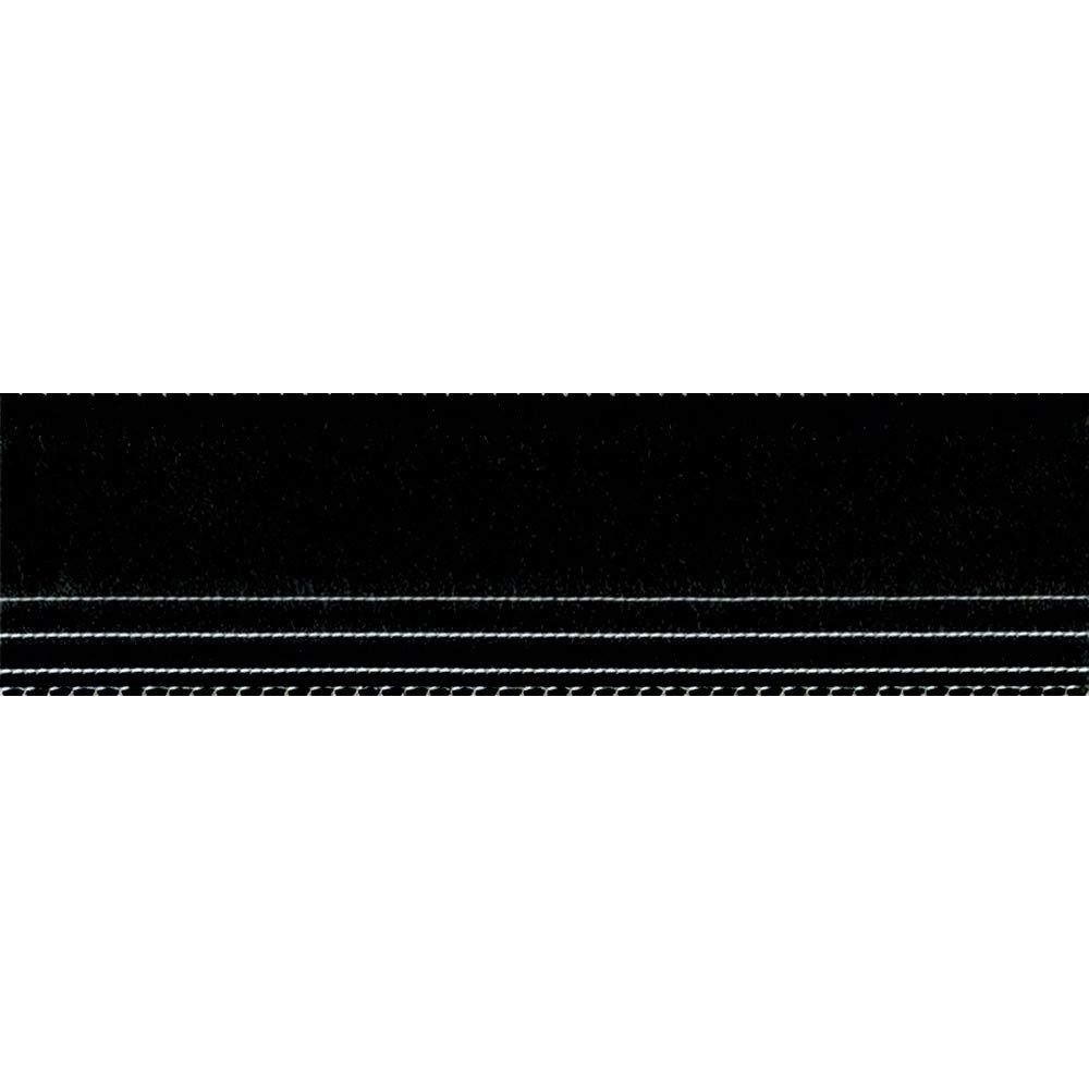 2 Piece Multy 1.5 x 30 inch Black Adhesive Carpet Edge Protector Trim Kit