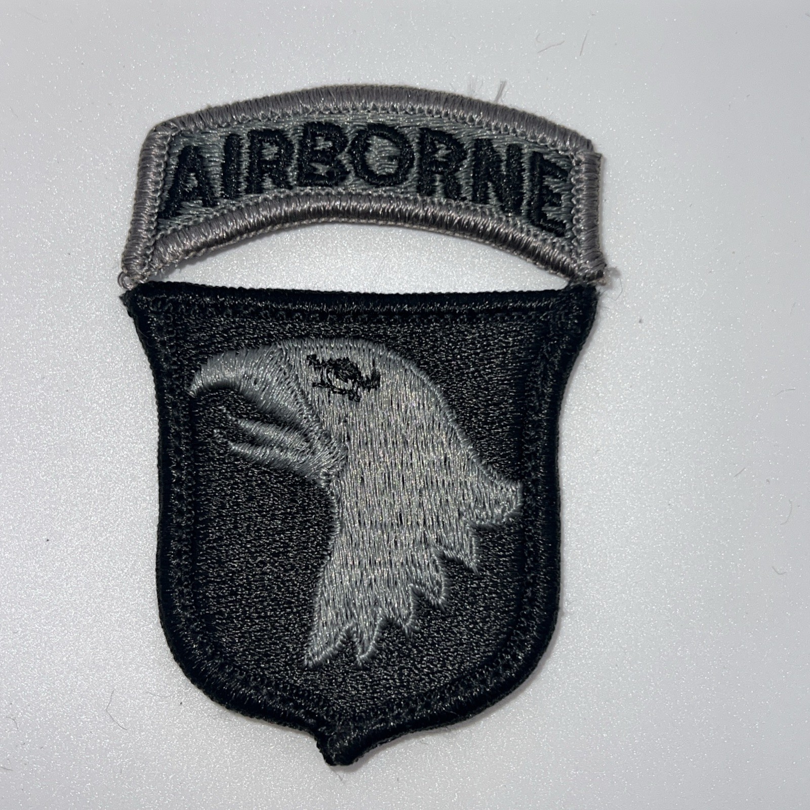 U. S. Army 101st Airborne Division ACU Patch, Hook & Loop Closure, Subdued