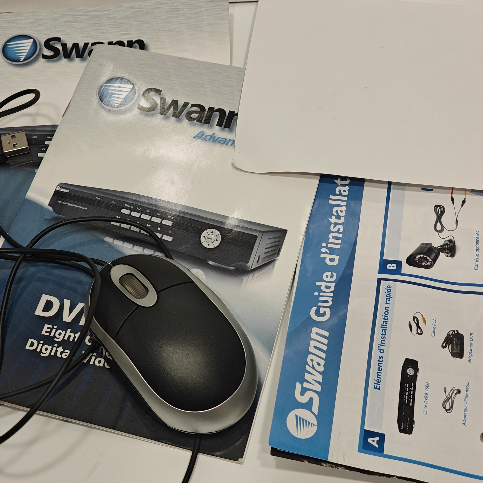 Swann DVR-8 2600 8-Channel H.264 Security DVR Powers On Untested