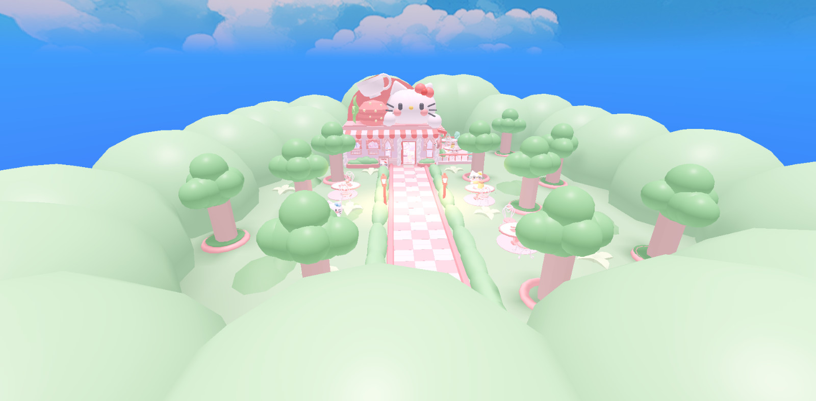 ⭐Glitch Build Preppy Kitty Cafe☕ House Home Adopt from me