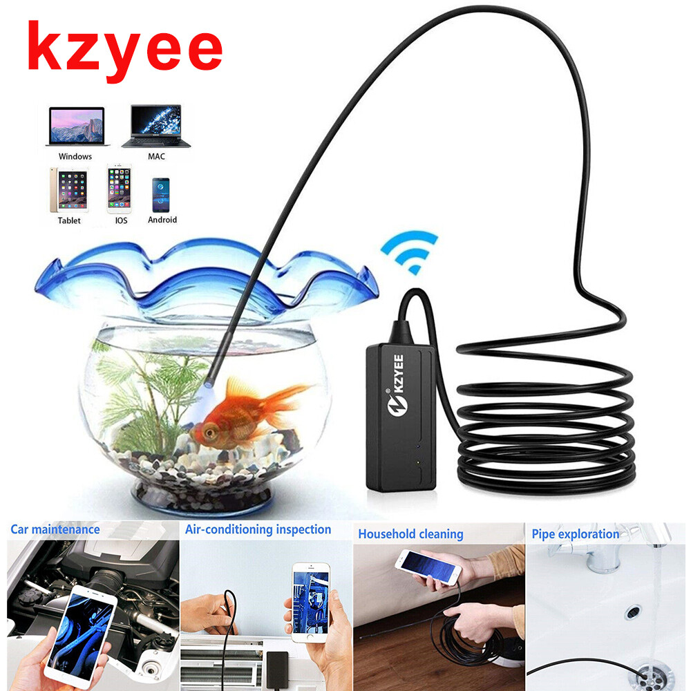 32.8FT Wifi 1080P HD Endoscope 5.5mm Mini Camera Waterproof IP67 For IOS Android