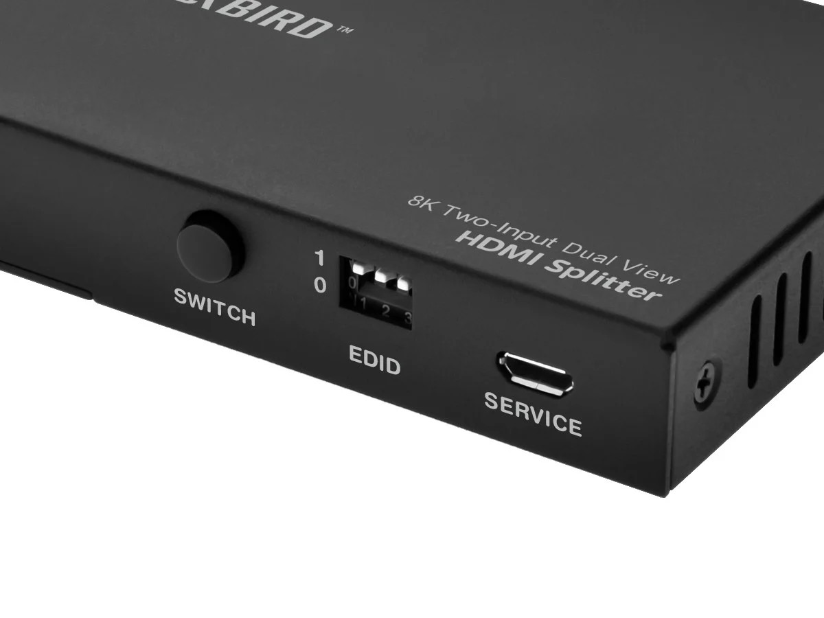 Monoprice Blackbird 8K Dual Function Splitter/Switch 1x2 Splitter or 2x1 Switch
