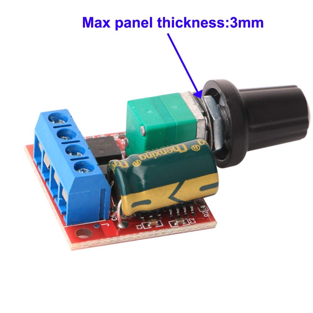 Gebildet 3pcs Mini DC Motor PWM Speed Controller, 5V-35V 5A pwm controller