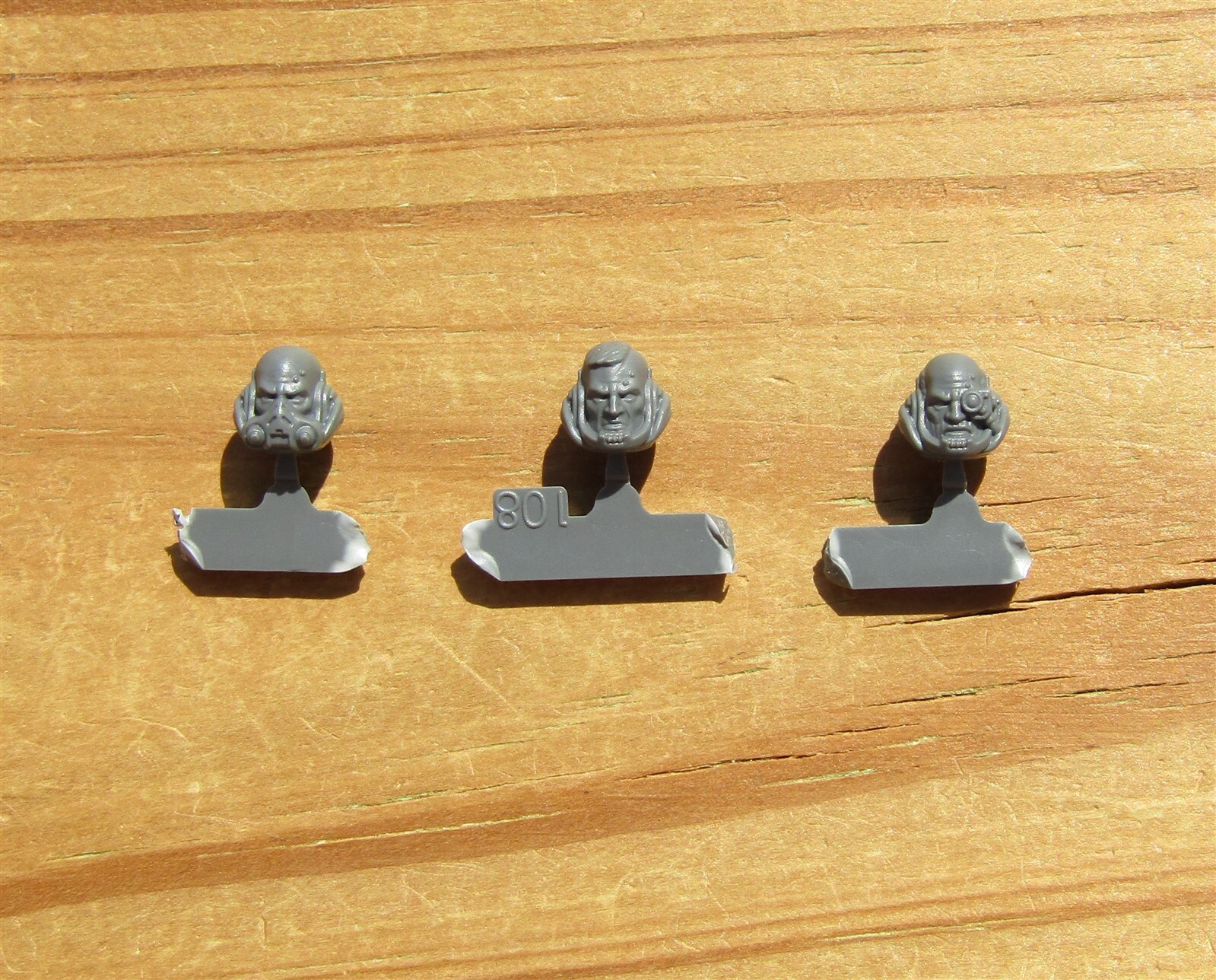 40K Dark Angels Deathwing Knights Heads Bare Heads Bits 3 Bitz