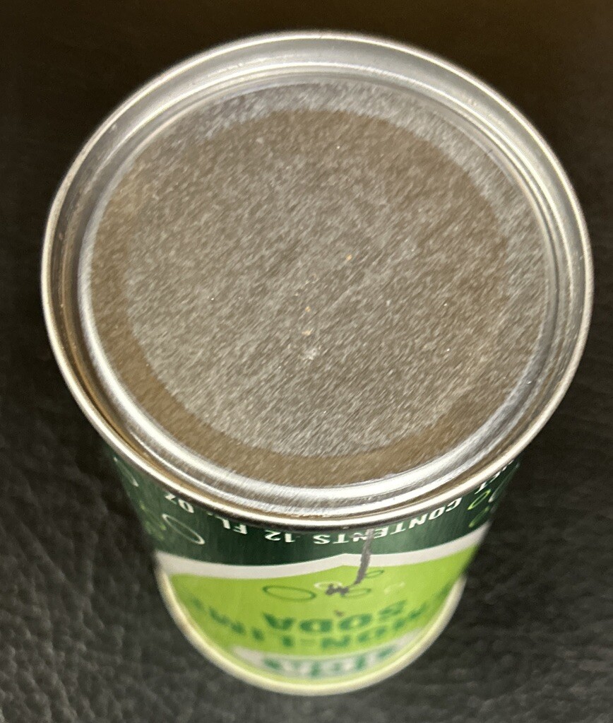 Vintage IGA LEMON-LIME 12 Oz. Steel Pull Tab Empty Soda Can