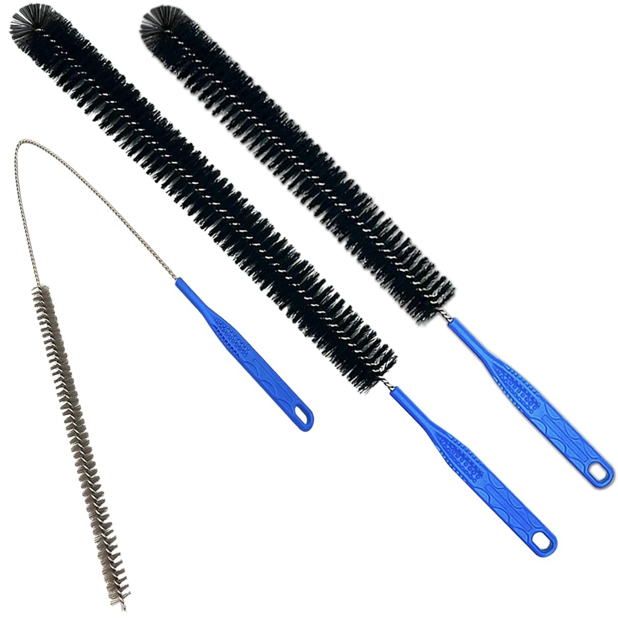 Flexible Cleaning Tool,Bendable Sewer Drain Brush, Long Pipe Cleaner Black