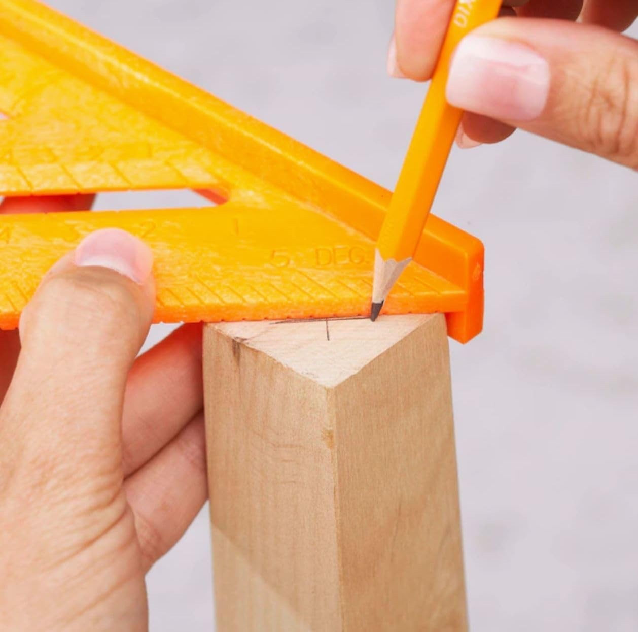 Co 8-Inch Orange Speedlite Square: Precision Layout Tool for Carpentry