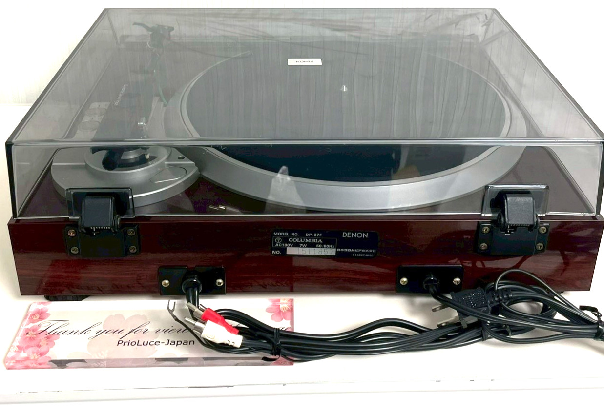 Denon DP-37F Quartz Lock Fully Automatic Turntable With Cartridge tested