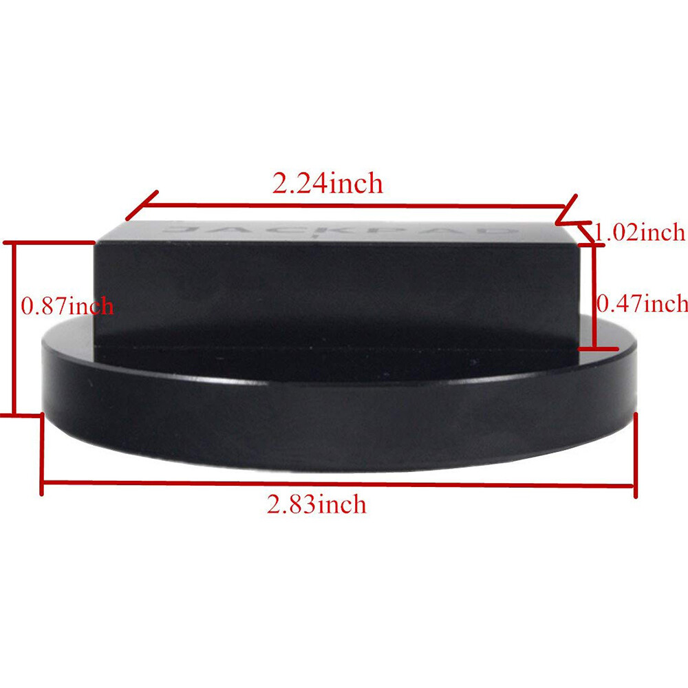 4X For BMW X Series F25, X5, E53,E70 Aluminum Jack Pad Anodized Black