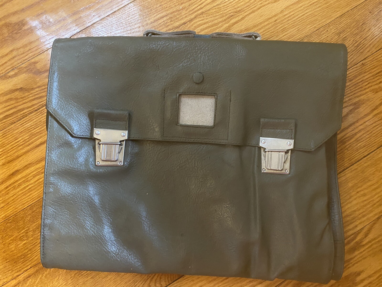 Swiss Military Bag, 3 Way Expandable Messenger Bag Leatherette/ Vinyl 1967