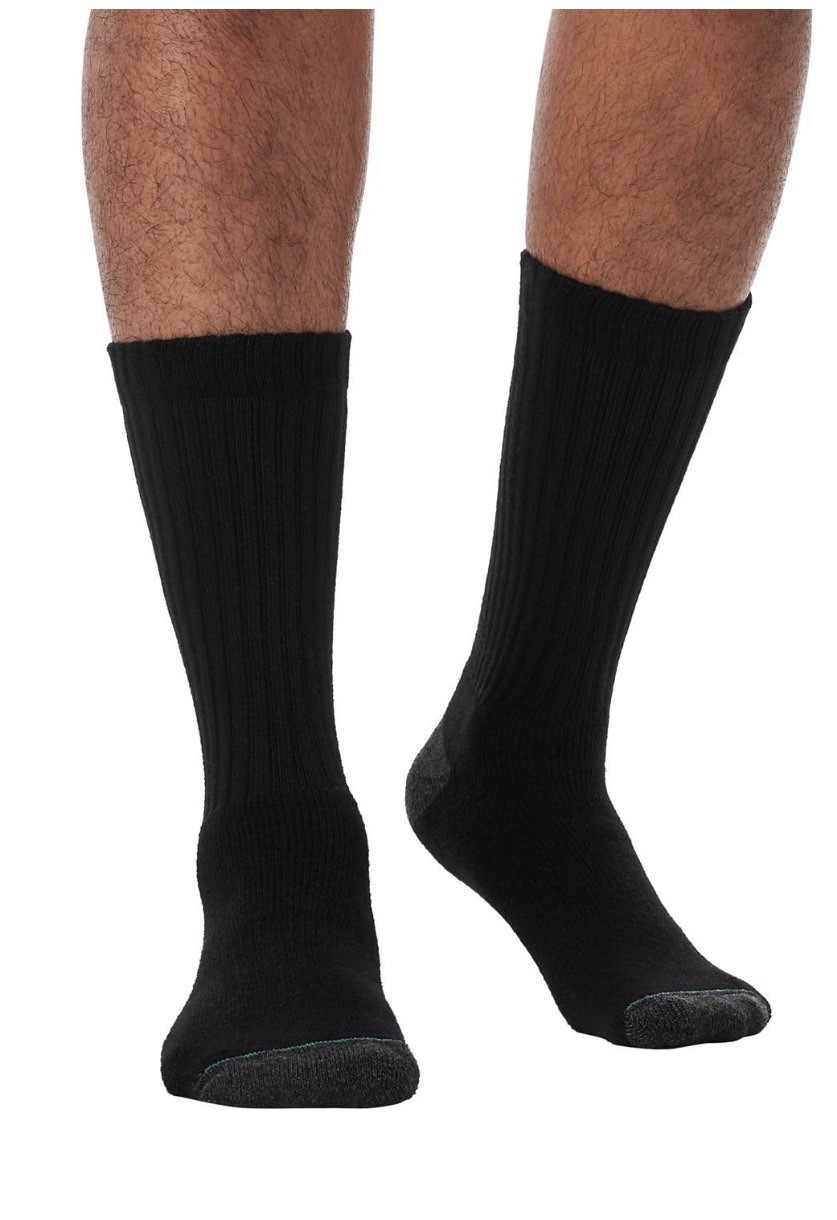 Member's Mark Men's Quarter Top Athletic Socks from USA Shoe Size 6-12, 10 Pairs