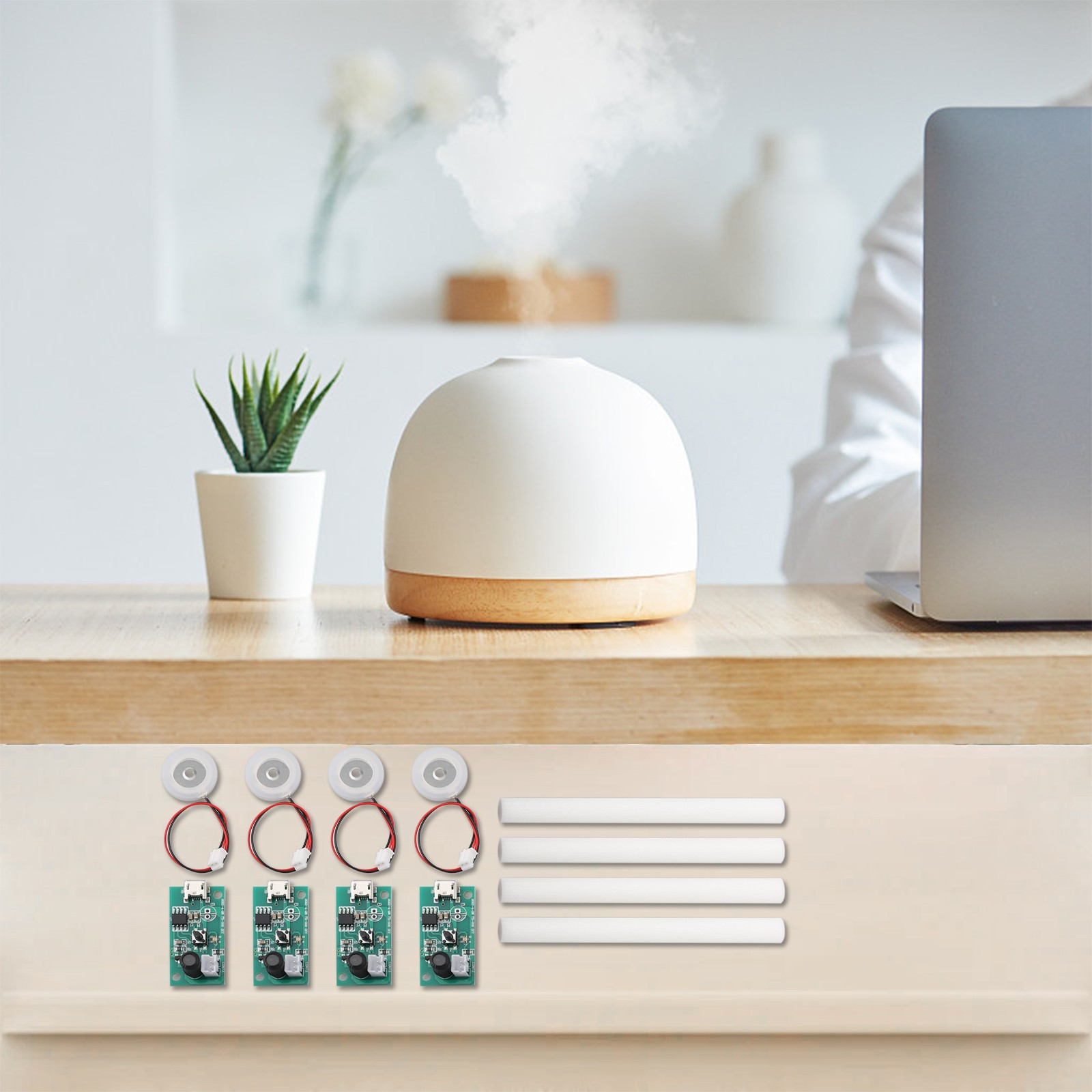Innovative 4PCS Mist Making Modules Designed with Secure Rubber Seals Inside