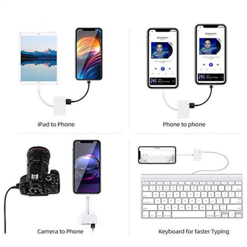 TF/SD Card Adapter Camera Reader Android Type-c For iPhone17 Pro Max Plusm lot
