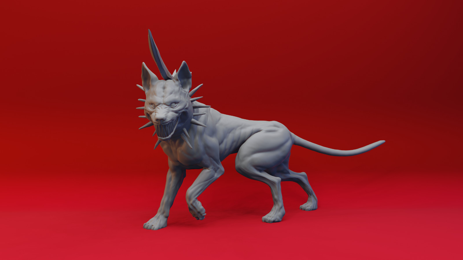 Devil Dog - Monster - Yasashii -  Dungeons and Dragons 32mm Fantasy D&D Roleplay