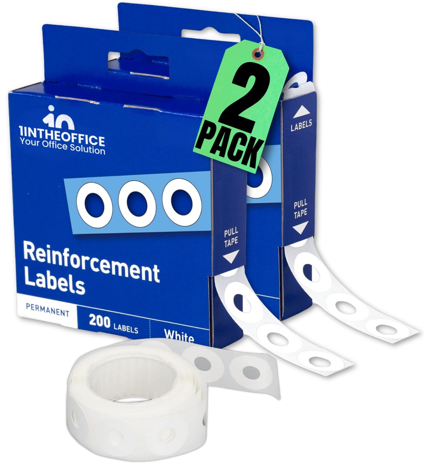 Hole Reinforcement Stickers, Hole Punch, Clear Hole, Page Reinforcement Label...