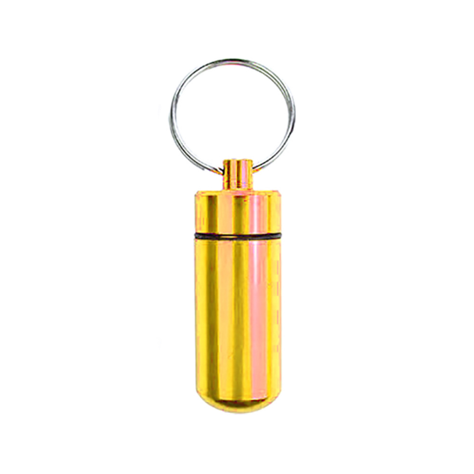 5Pcs Multifunction Pill Case Outdoor Portable First Aid Container Bottle KeyRing