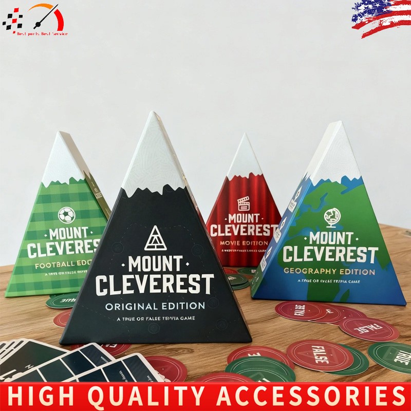 Mount Cleverest Original/Movies/Geography Edition Family Party Card Trivia US