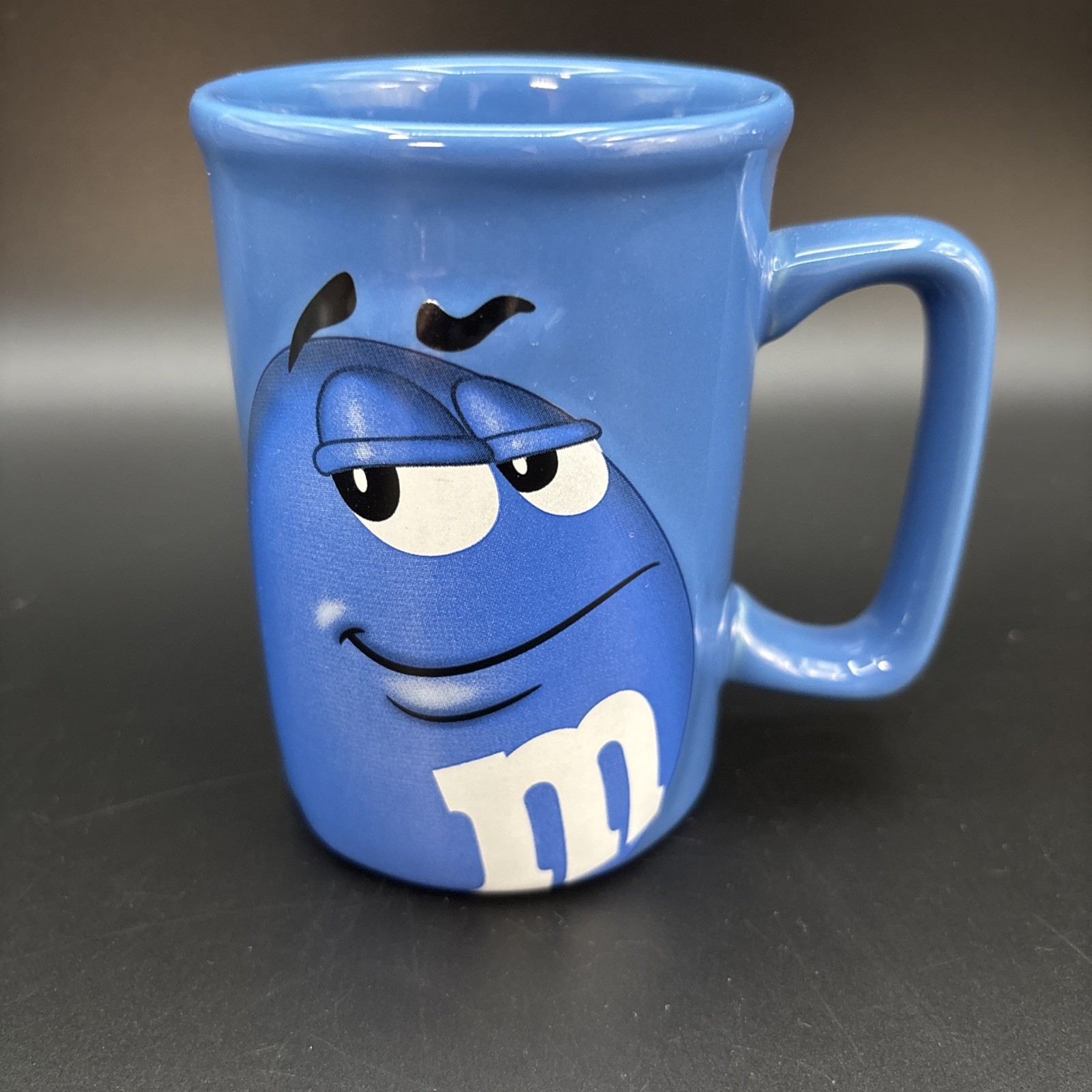 3D 2011 M&M's Candy Blue Coffee Mug Cup Collectable Licensed Merchandise