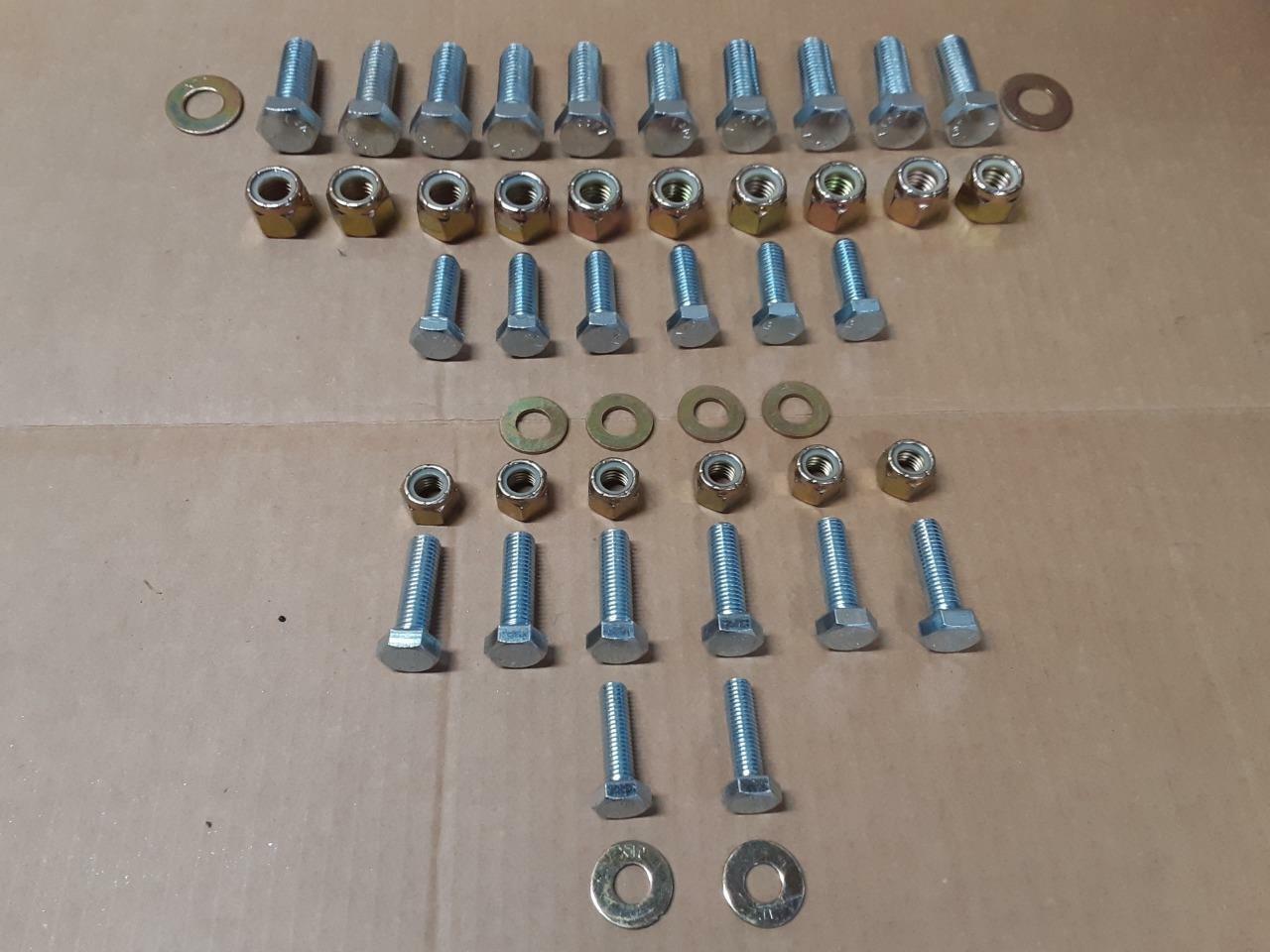 Hiniker Snow Plow mount Bolt Kit 99-10 Chevy/GMC 2500 3500 25013123 25012871 QH