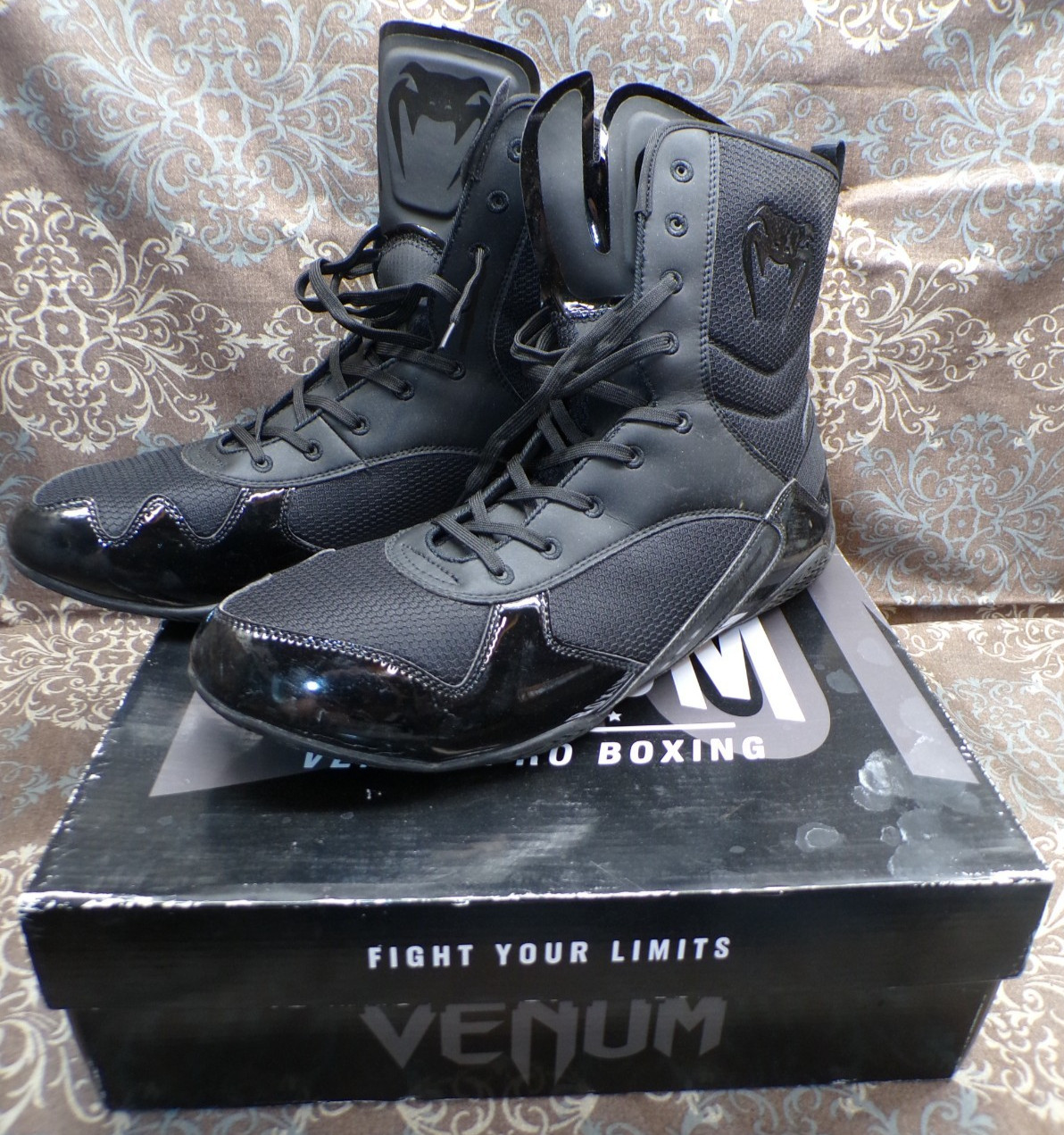 Venum Elite Boxing Shoes Men's 14  | Women's 15.5  ( 48.5 EUR ) VENUM-03681