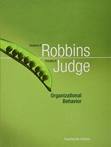 Organizational Behavior (14th Edition) - Hardcover By Robbins, Stephen P. - GOOD