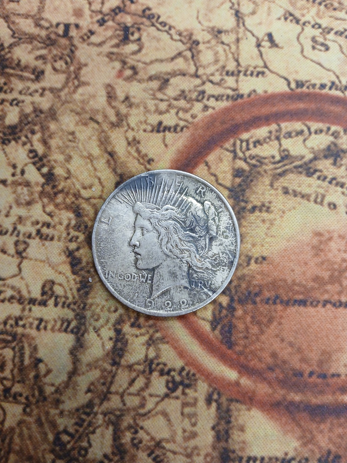 Silver 90% 1922 P Peace Dollar TP-0723