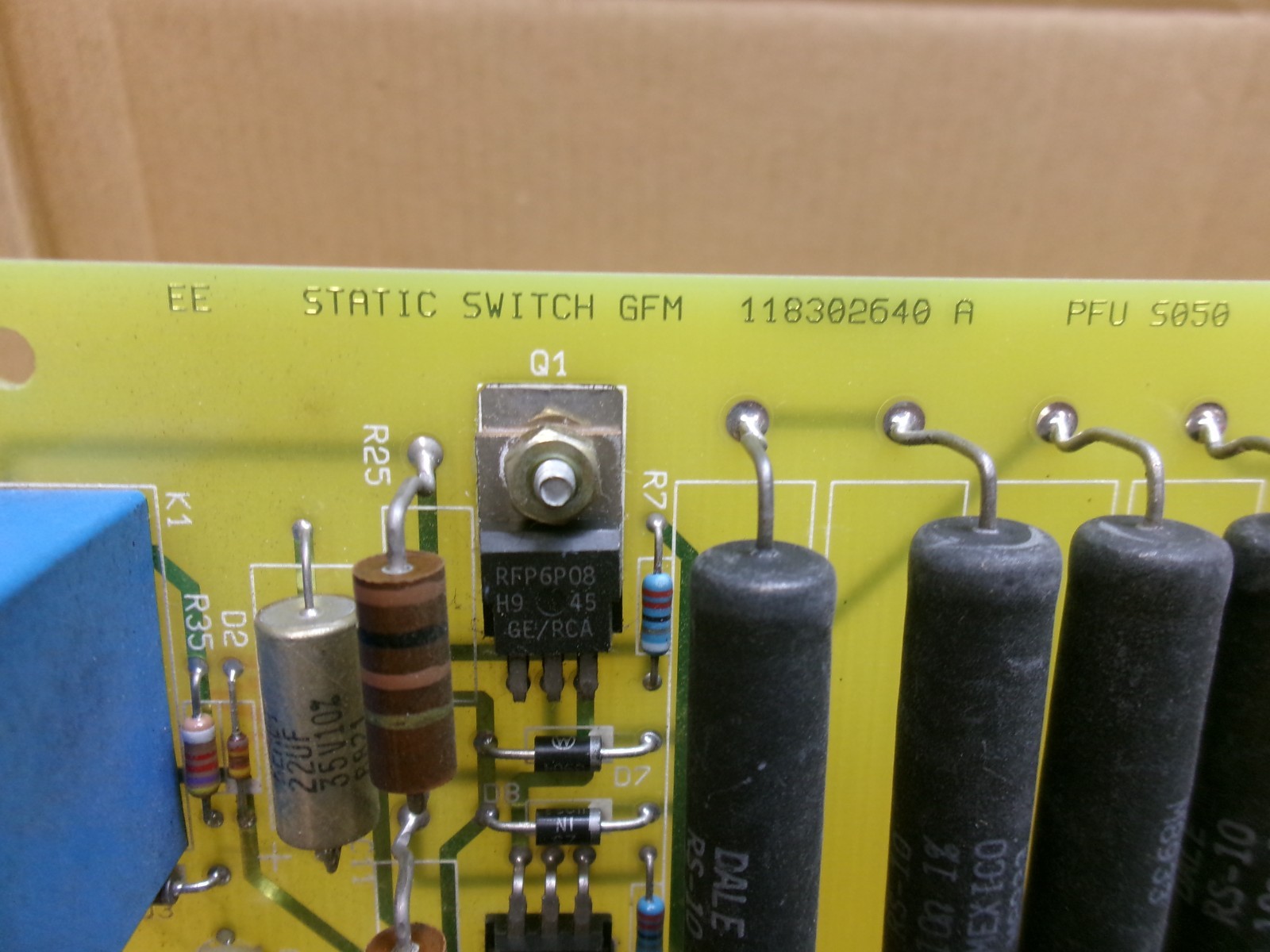 EE Static Switch GFM 118302540A PFU 5050 Circuit Board