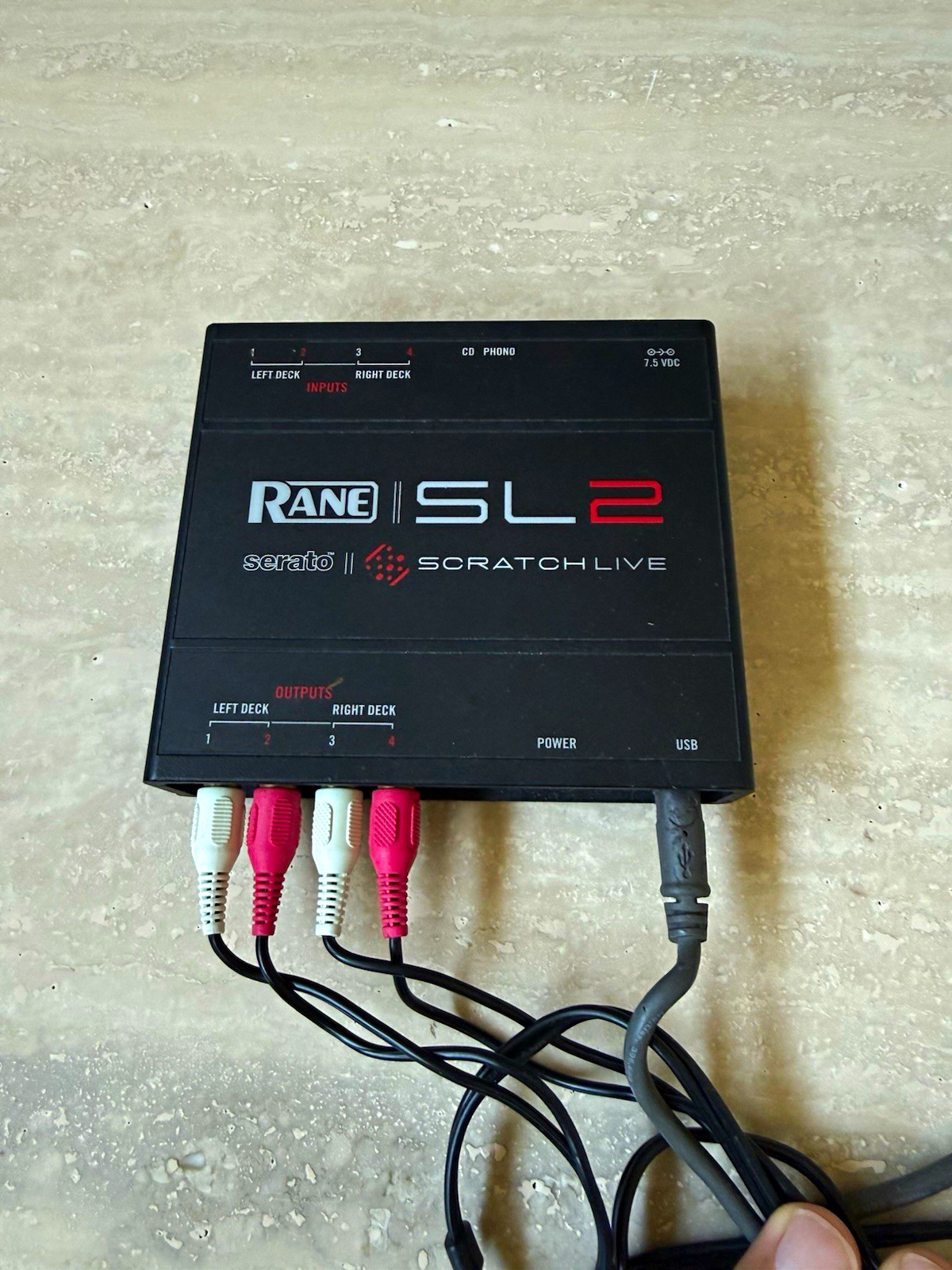 Rane SL2 Serato Scratch Live Powered 2-Channel USB DJ Audio Interface RCA