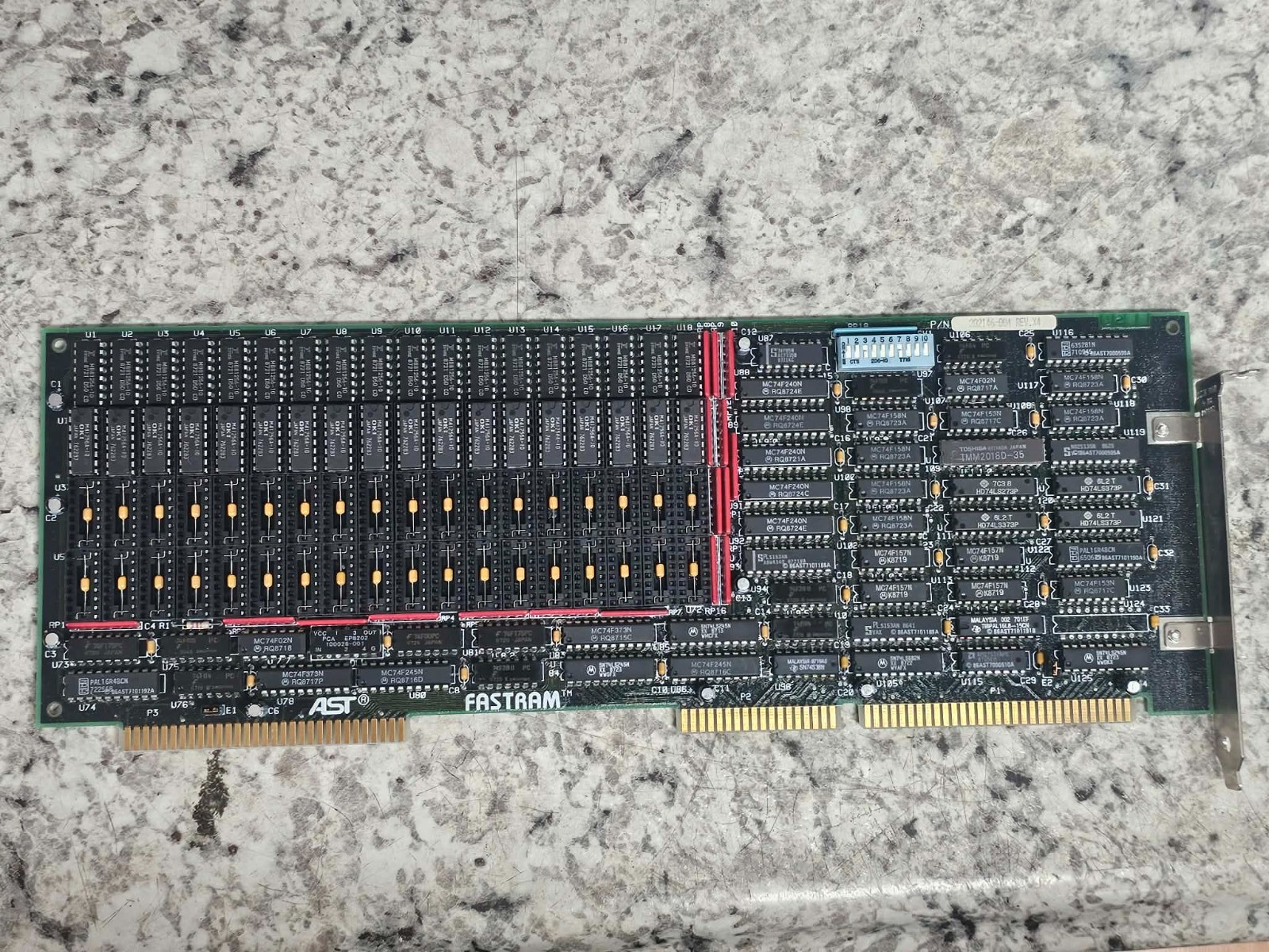 Retro Vintage AST 202146-004 REV:X4 AST Fastram Memory Expansion Board (Tested)